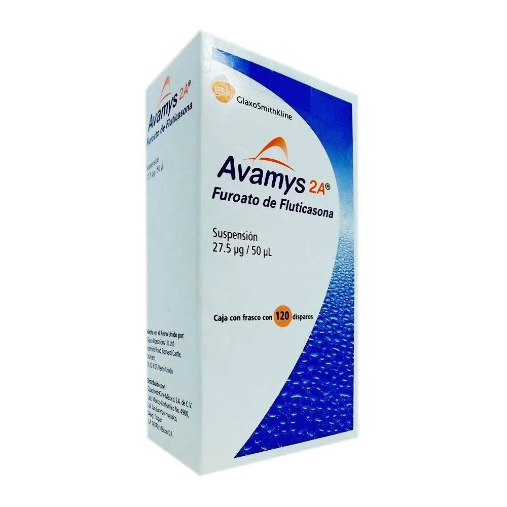 Avamys 2A 27.5mcg/50mcg Suspensión, 120 Disparos.