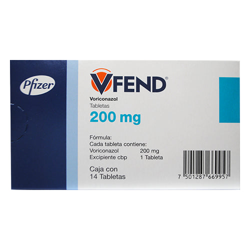 VFEND 200MG TAB CAJ C/14