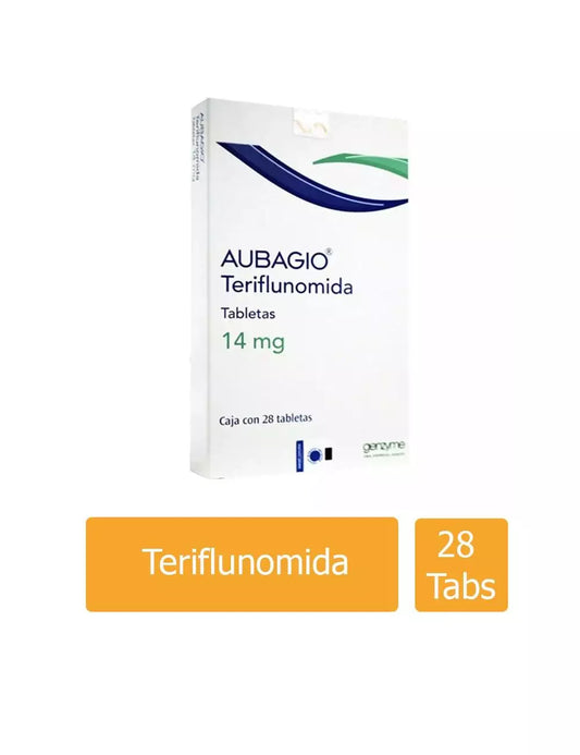 Aubagio 28 Tabletas Caja Teriflunomida 14 MG