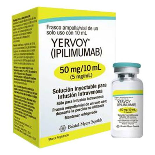 YERVOY 50MG/10ML FAM CAJ C/1