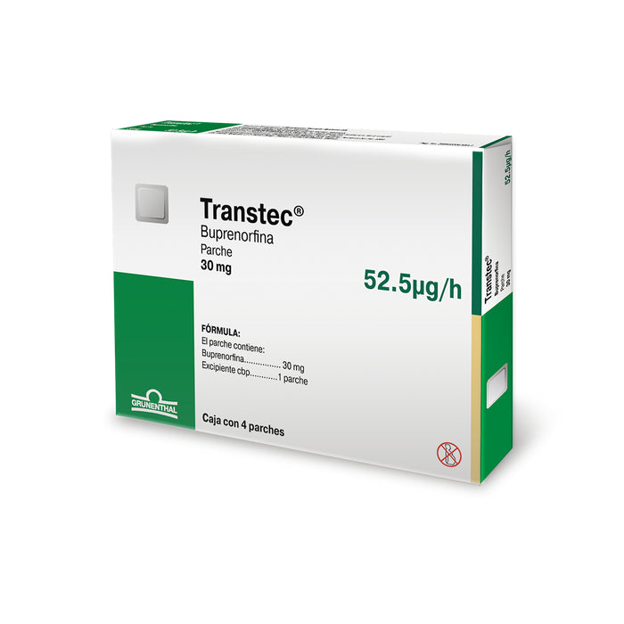 TRANSTEC 30MG PCHES CAJ C/4