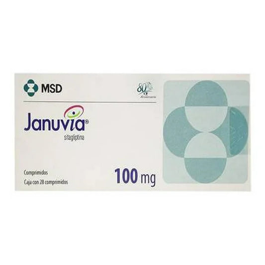 Januvia 100 mg, 28 Comprimidos.