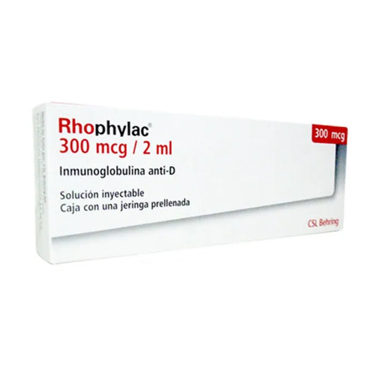 RHOPHYLAC 300MCG/2ML JPRELL CAJ C/1