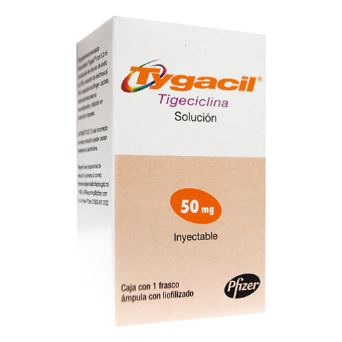 TYGACIL LIOF 50MG FAM CAJ C/1