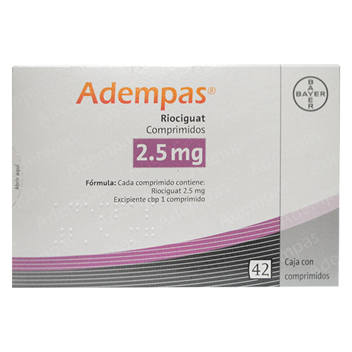 ADEMPAS 2.5MG COM CAJ C/42