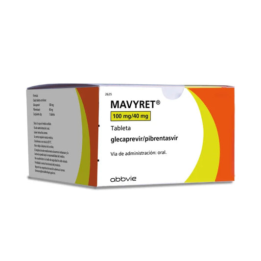 MAVYRET 100 / 40 mg CAJ TAB C/84