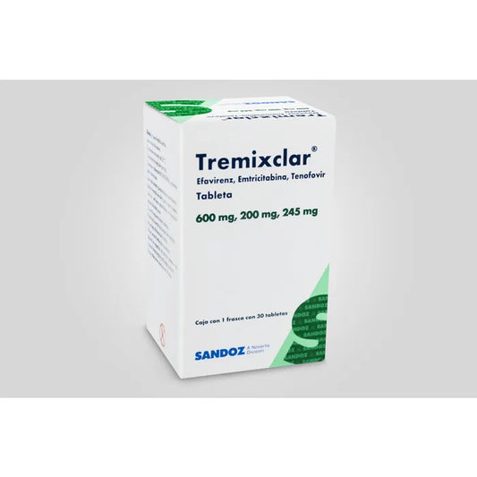 TREMIXCLAR 600 / 200 / 245 mg TAB CAJ C/30