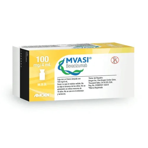 MVASI 100 mg/ 4 ml SOL FCO AMP CAJ C/1