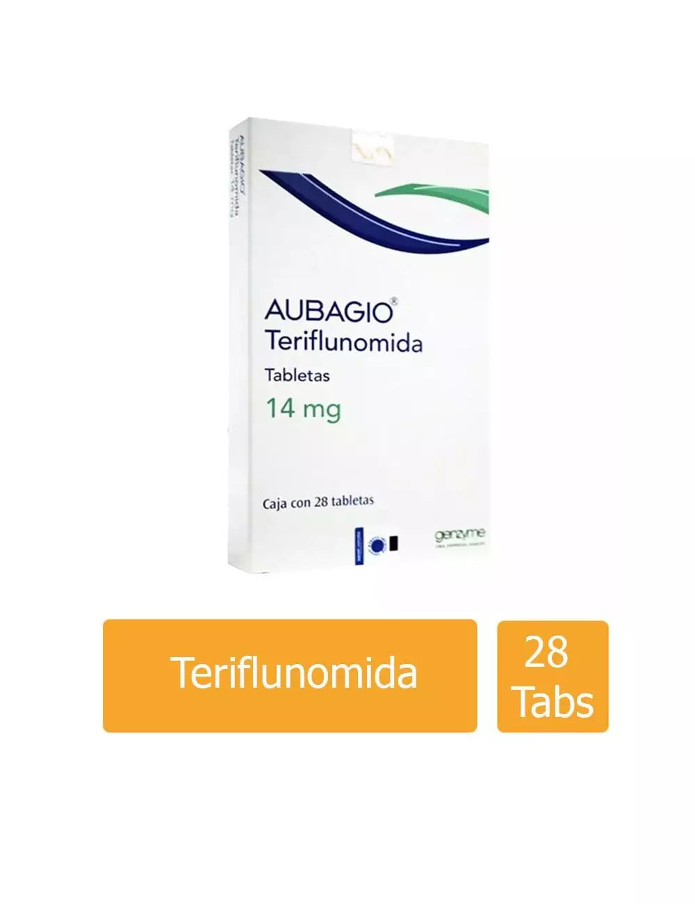 Aubagio 28 Tabletas Caja Teriflunomida 14 MG