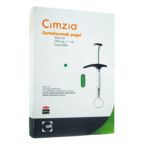 CIMZIA 200MG/1ML JPRELL CAJ C/2