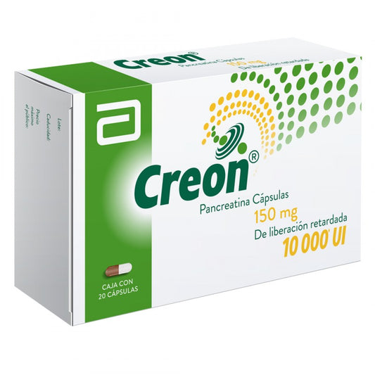 Creon 150 mg 10000UI, 50 Cápsulas.